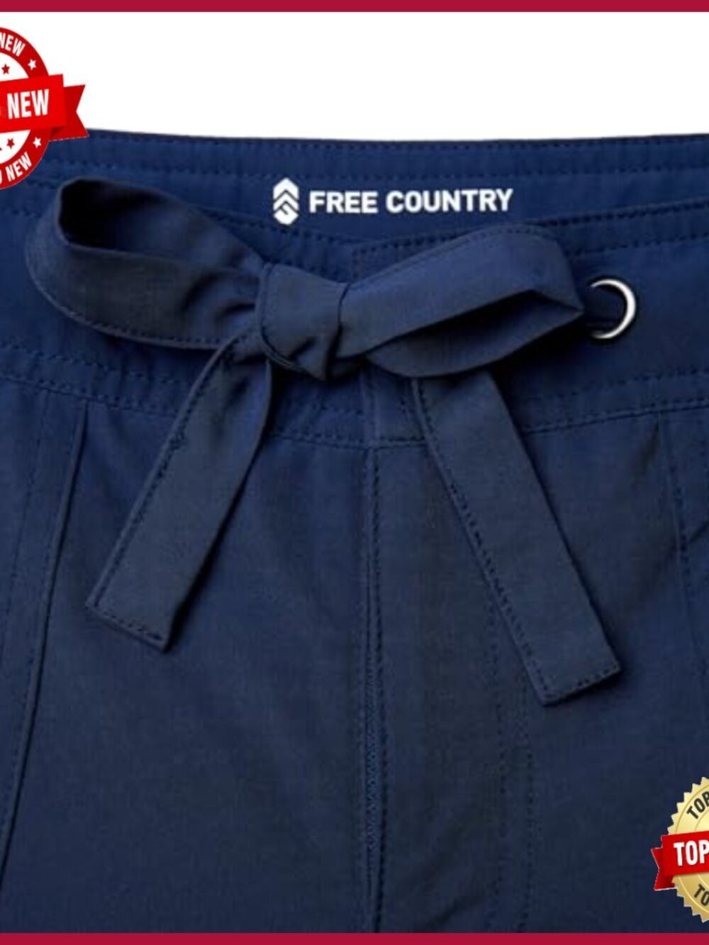 Women's 5" Swim Board Shorts High Waisted UPF 50+ with Pockets Quick Dry - Picture 5 of 7